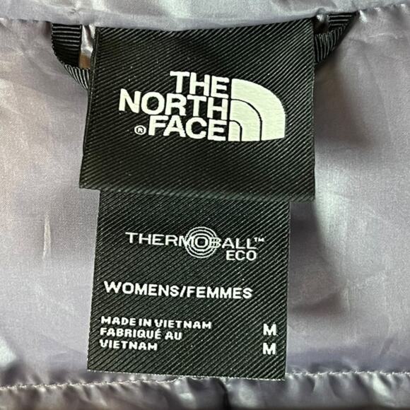 The North Face‎ Women's Medium ThermoBall Super Hoodie In Minimal Lavender Grey - Picture 6 of 7